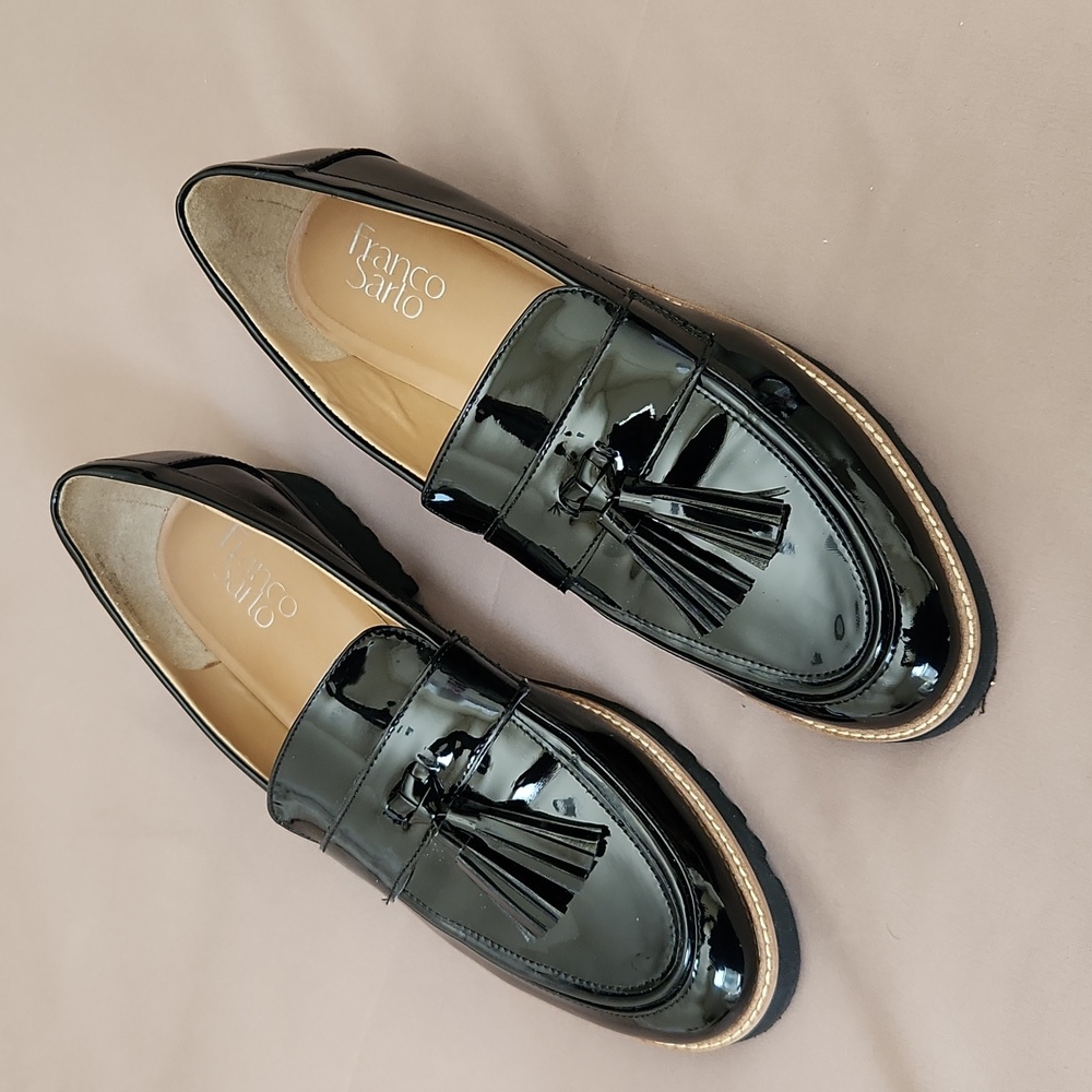 Franco Sarto patent leather shoes